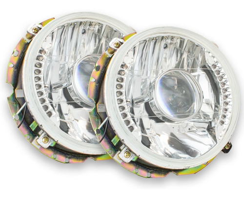 Par Faros De Lupa Y Leds Para Vw Sedan Vocho