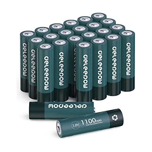 Deleepow Aaa Rechargeable Batteries, High Capacity 1100...