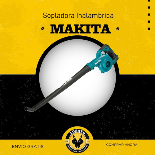 Imagen 4 de 10 de Sopladora Hojas Electrico A Bateria Potente Pc 18v Makita