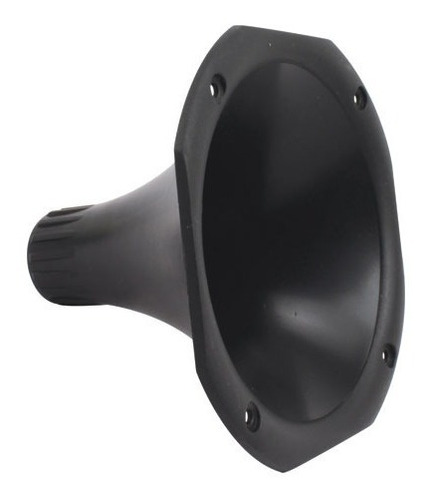 Difusor Bocina Corneta Corta Negra Para Driver 1 Pulgada