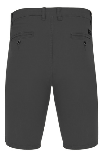 Bermuda De Gabardina Short Para Hombre Stretch Comodo Casual