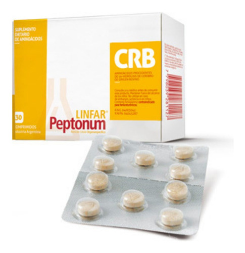 Peptonum Crb Cerebro Peptonas Linfar En Comprimidos Sabor N/A