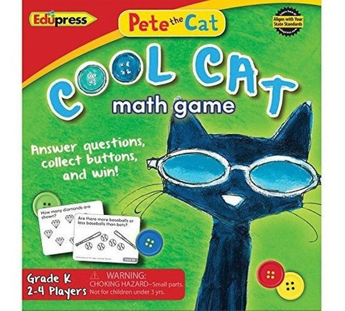 Pete The Cat Cool Cat Juego De Matemáticas Grado K