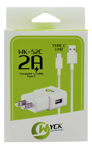 Cargador Y Cable Tipo Tc Wk-52c