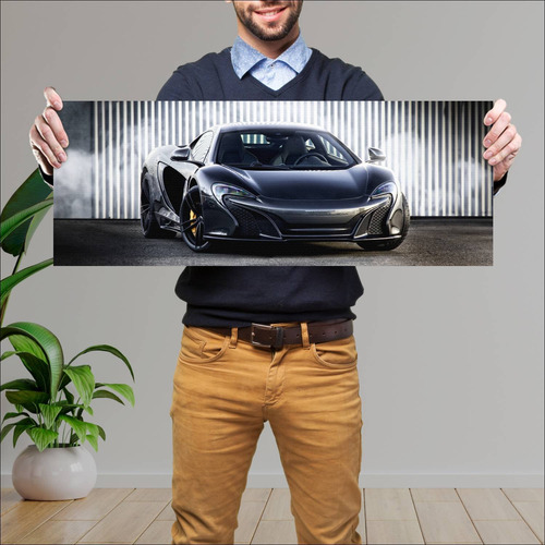 Cuadro 30x80cm Auto 2016 Mclaren 650s By Gemball 169