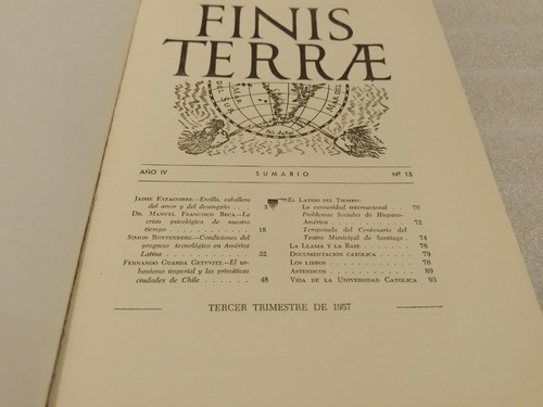 Revista Finis Terrae 15 Tercer Trimestre 1957