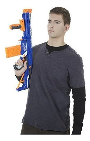 Nerf N-strike Elite Retaliator Dart Blaster, Stock, Grip, Ba
