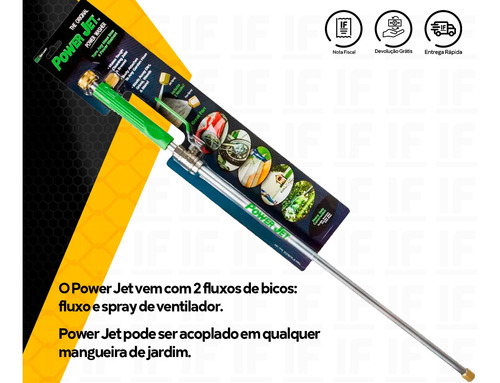 Ponteira Para Lavadora Jato D'água Alta Pressão Powerjet