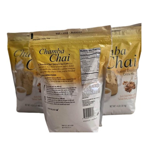 Te Chamba Chai Bebida Refrescante Caliente Fria Frappe Cafe
