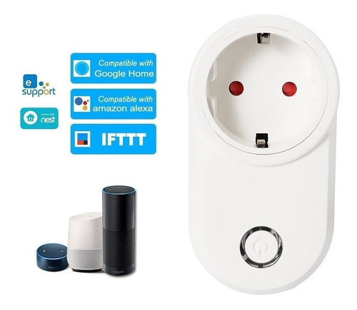 Enchufe Inteligente Wifi Smart Socket Timer Compatible Alexa