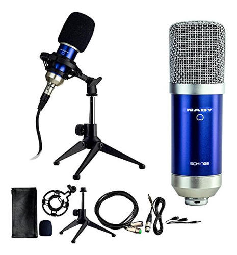 El Kit De Grabacion De Microfonos De Condensador Scm700 8p