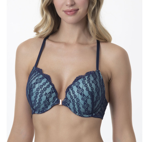 Sostén De Encaje Con Soft Push-up Realce Natural