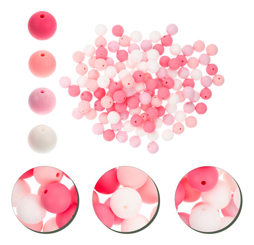 Perlas De Silicona Coloridas, Perlas Dispersas, 120 Unidades