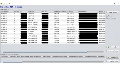 Software Gestión Del Cot Arba Sin Limites De Cuit