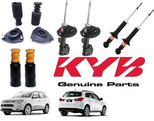 Jg 04amortecedor Mitsubishi Asx Kayaba+kit Batentes Completo