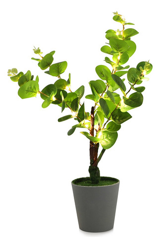 Planta Artificial Con Luces Para Decoración De Sala De Bodas