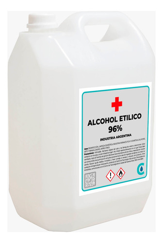 Alcohol 96% X 5litros