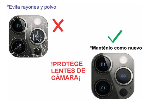 P40 Huawei 3 Micas Plásticas Cámara/no Cristal