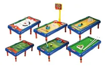 Comprar Juego De Mesa 6 En 1 | Fútbol Basket Pool Hockey Golf Bolos