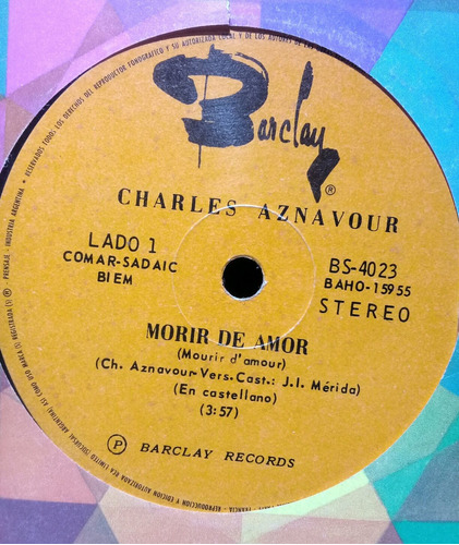 Simple Charles Aznavour (buen Aniversario)