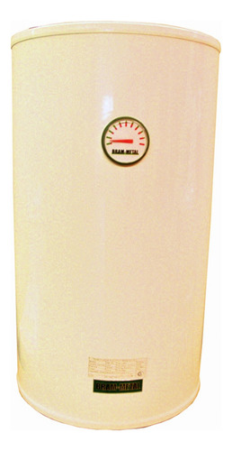 Termotanque Electrico Bram Metal 30 Lts Acero Esmaltado Color Blanco