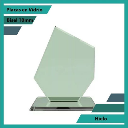 Placas Conmemorativas En Vidrio Hielo Plano