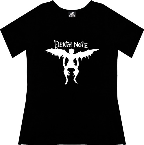 Blusa Death Note Dama Anime Manga Tv Camiseta Urbanoz