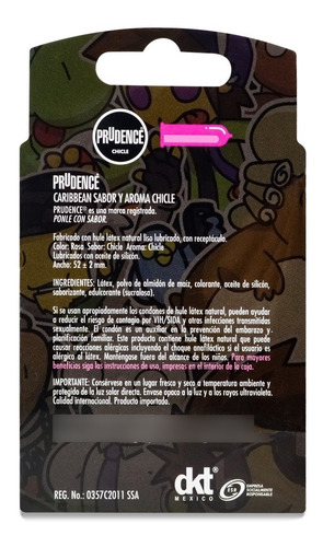 Prudence Make Love Sabor Y Aroma Chicle, 5 Condones, Prudenc