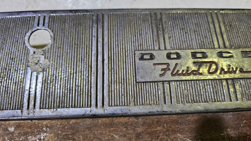 Tapa Guantera Con Reloj Dodge Década 1940 Automovil Antiguo
