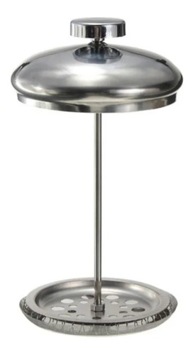 Imagen 3 de 8 de Tetera Cafetera De Vidrio Francesa 350ml Acero Inoxidable.