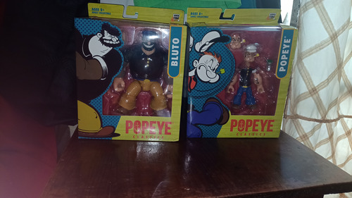 Pack Figuras Popeye Y Brutus Boos Fight Studio (Usado)