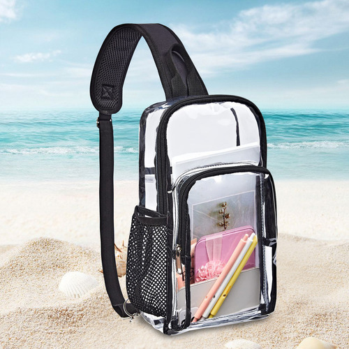 Bolsa Transparente Tipo Bandolera, Bolsa Transparente Aproba