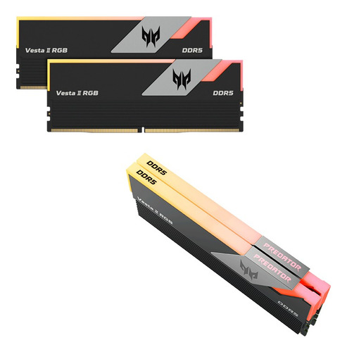 Memoria Ram Ddr5 32gb (16x2) 7200mhz Predator Vesta2 Rgb C30