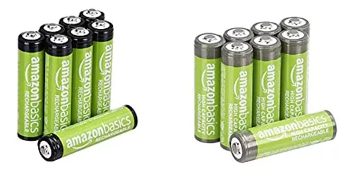Paquete De 8 Baterias Recargables AAA NI-MH 1000 mAh 8 Pilas AAA