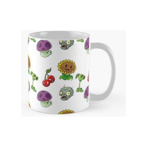 Taza Plantas Vs. Combo De Zombis Calidad Premium