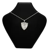 Comprar Cadena Y Dije Escudo Fútbol Grande Plata 925 Club Atlético Vélez Sarsfield 50 Cm