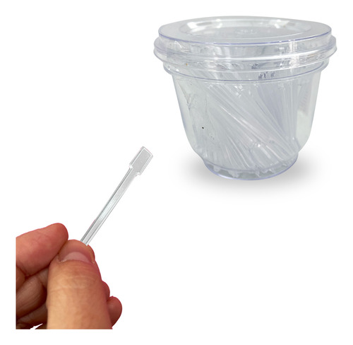 Pote Mexedor Para Café Cristal C/200 Unidades