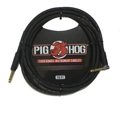 Cable Guitarra Bajo Ukulele 3 Mt Plug Angular Ph10r  Pig Hog