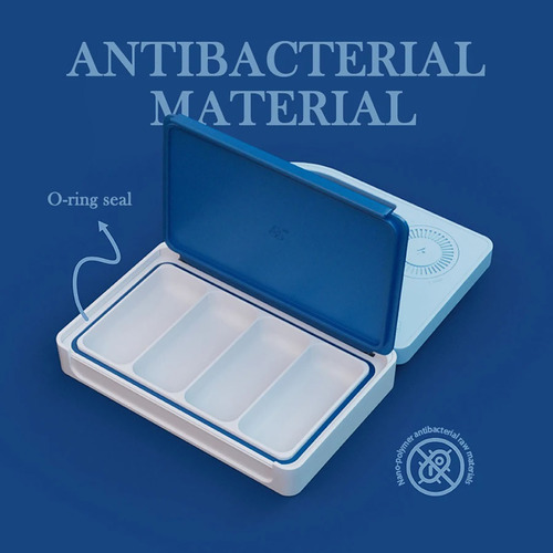 Caja De Medicamentos A Prueba De Humedad Con Temporización E