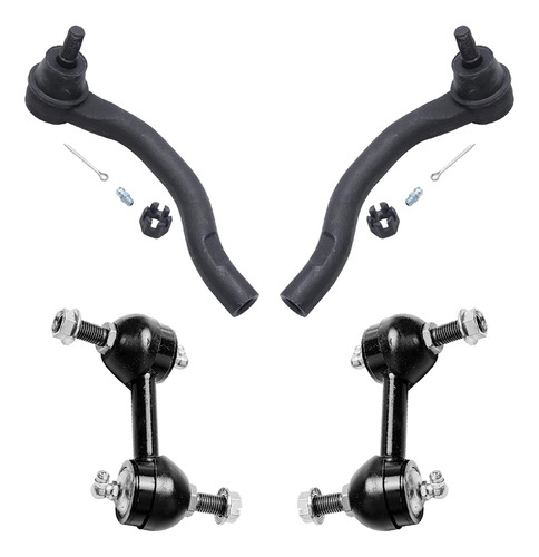 Detroit Axle  Completo 4 Pieza Kit Exterior Extremo Barra 2