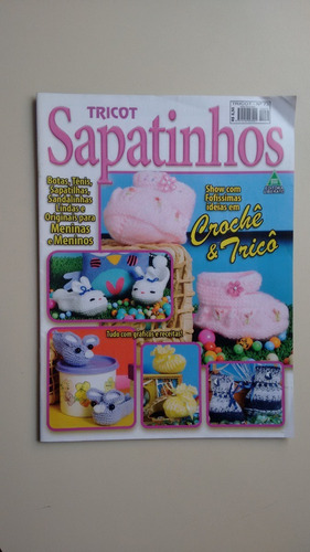 Revista Tricot 73 Sapatinho Infantil Crochê Botas Q901