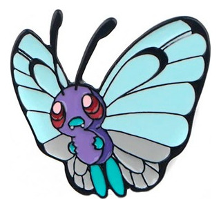 Pin Metalico Diseño Butterfree Anime Pokemon 