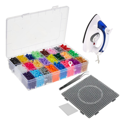 Set Estuche Hama Beads Colores Surtidos Perler Midi