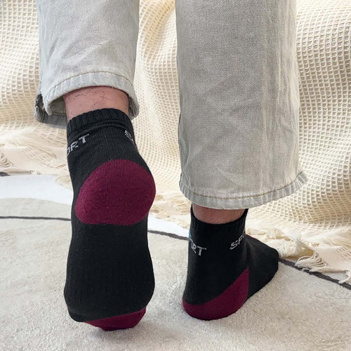 Calcetines Deportivos De Algodón Transpirable Para Hombre, 5