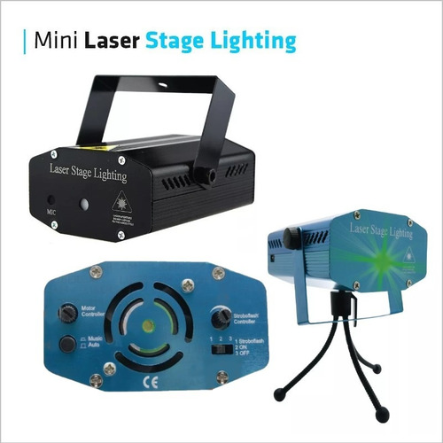 Laser Led Lluvia Multipunto Audioritmico Luces Dj Premium