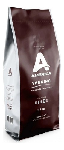  Café América Torrado  Em Grãos Vending 1kg 