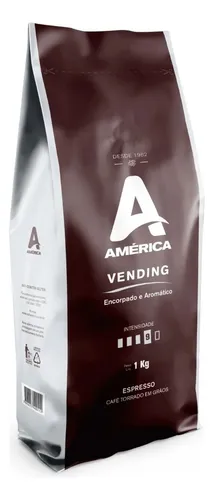 comprar Café América Torrado Em Grãos Vending 1kg