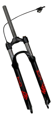 Garfo Suspensão Bike Aro 29 Mt-20 Com Trava 100mm Alumínio Cor Preto+Vermelho