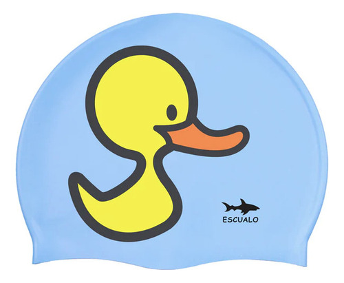 Gorra Natacion Adulto Modelo Pato Azul - Escualo Color Azul Claro Diseño De La Tela Estampada Talla Unitalla