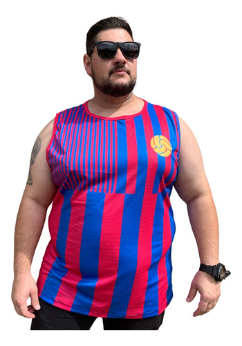 Camisa Uv Regata Masculina Plus Size El Balon Culé 1 Dry Fit